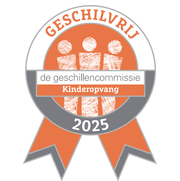 Geschilvrij 2025, keurmerk van de Geschillencommissie Kinderopvang